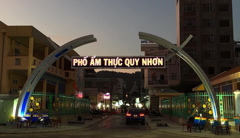 Khu phố ẩm thực tại dự án 9X Quy Nhơn