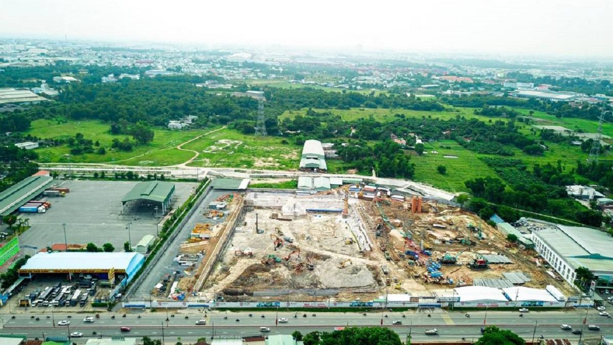 Tiến độ dự án Astral City nhìn từ trên cao