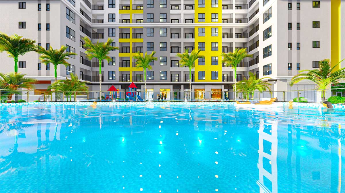 Bể bơi tràn cho người lớn và trẻ em
