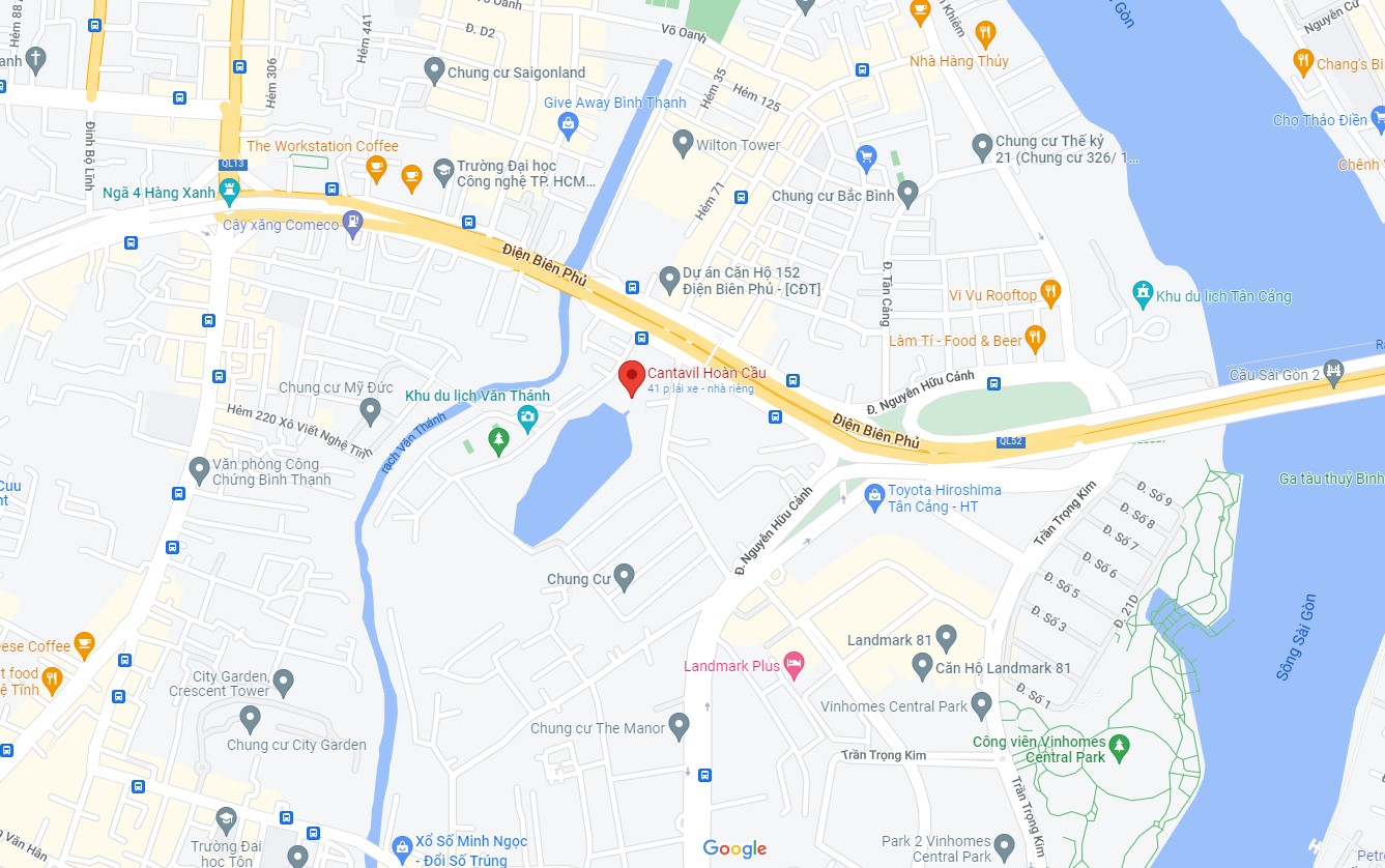Vị trí chung cư Cantavil Hoàng Cầu
