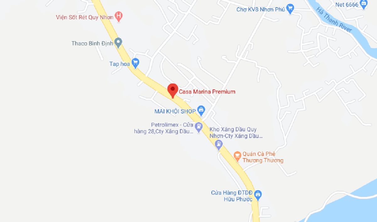 Vị trí dự án biệt thự Casa Marina Premium