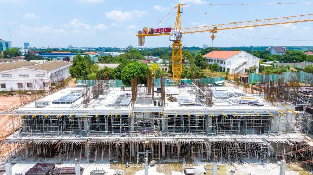 Tiến độ dự án nhìn từ trên cao