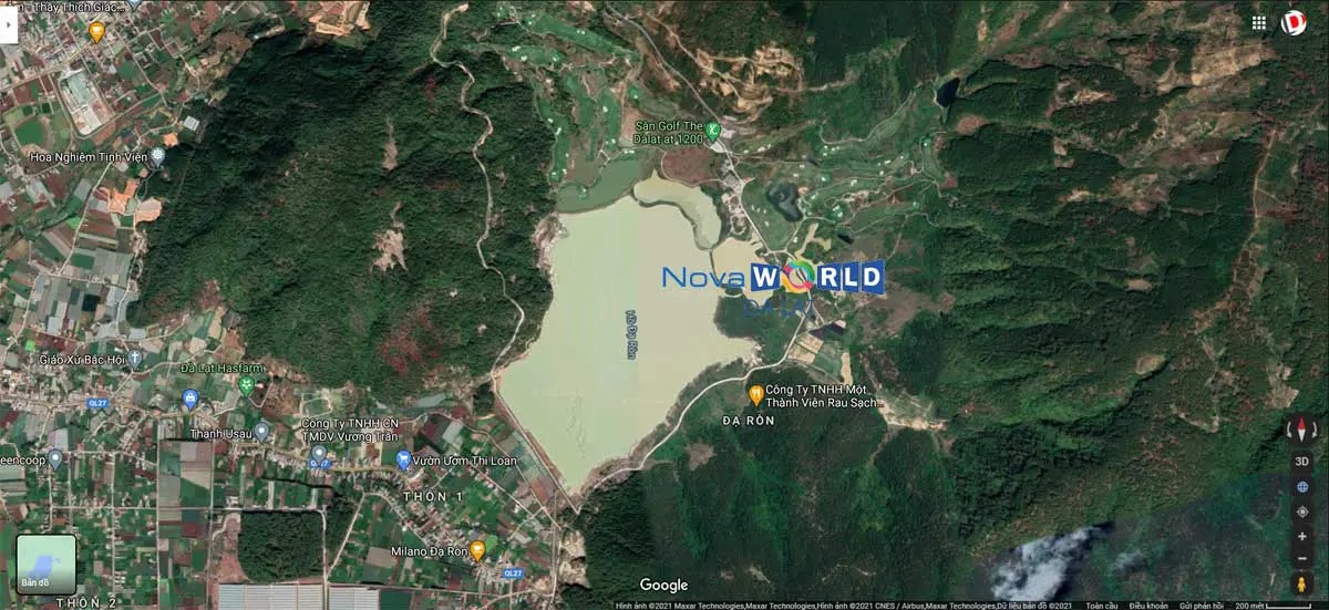 Vị trí dự án Novaworld Đà Lạt