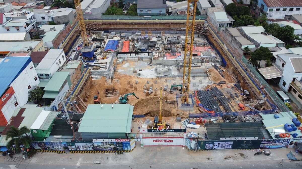 Tiến độ mới nhất dự án Phúc Đạt Tower