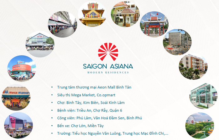 Liên kết vùng dự án Saigon Asiana