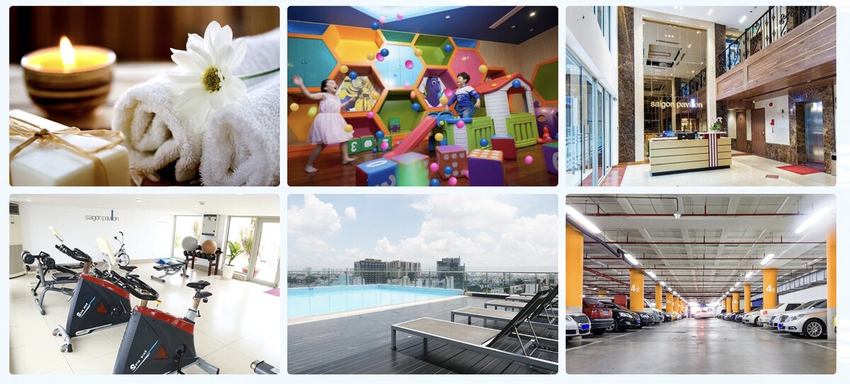 Hạng mục tiện ích nổi bật chung cư Saigon Pavillon