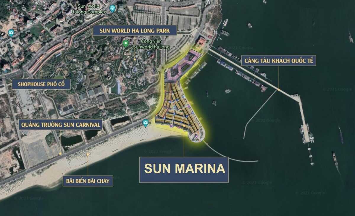 Vị trí dự án Sun Marina Town