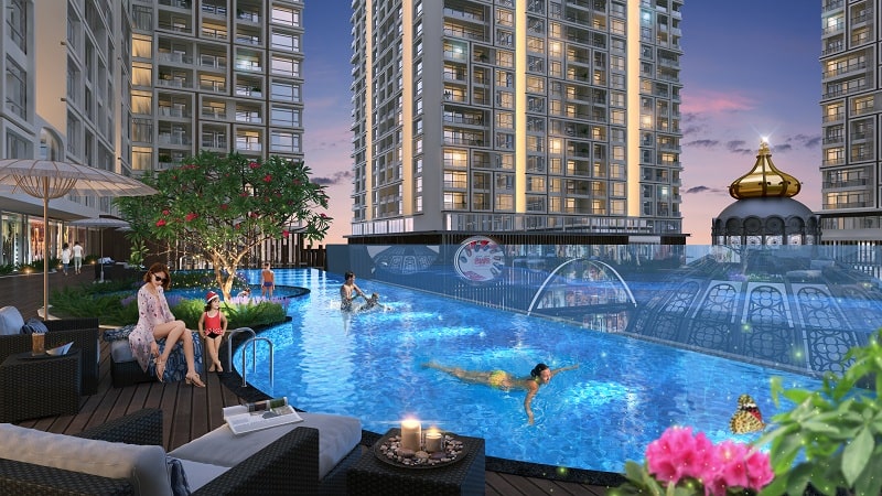 Hồ bơi tại Hinode City