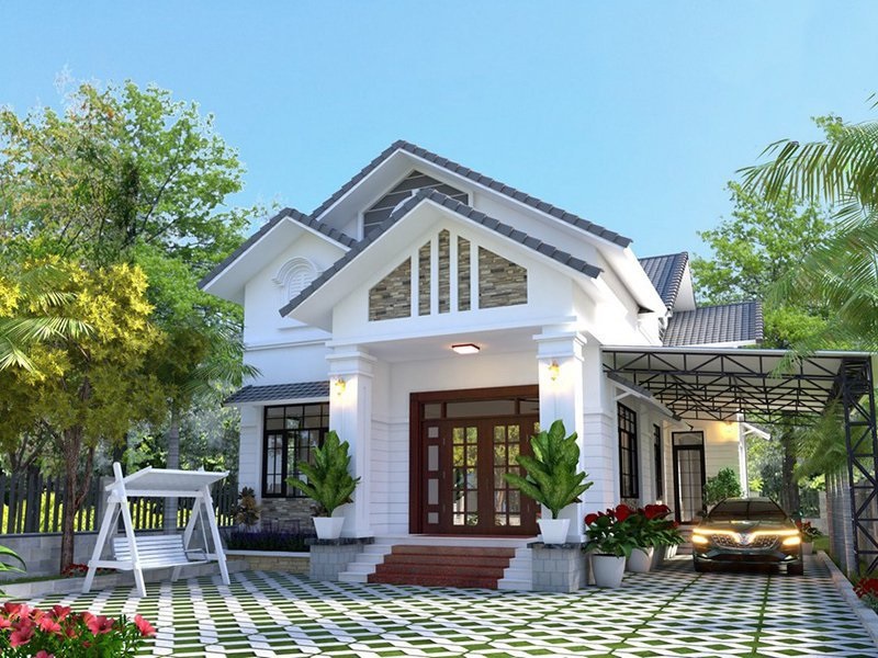 Ưu điểm của căn nhà 120m2 nhà cấp 4 mái thái 3 phòng ngủ