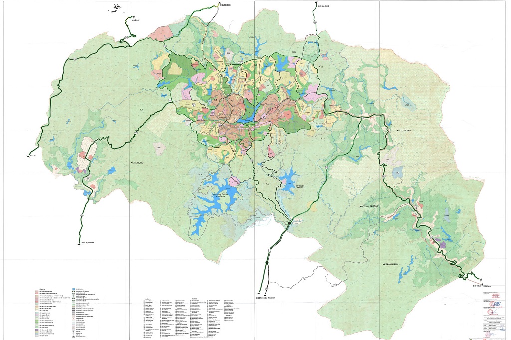 Bản đồ giao thông TP Đà Lạt