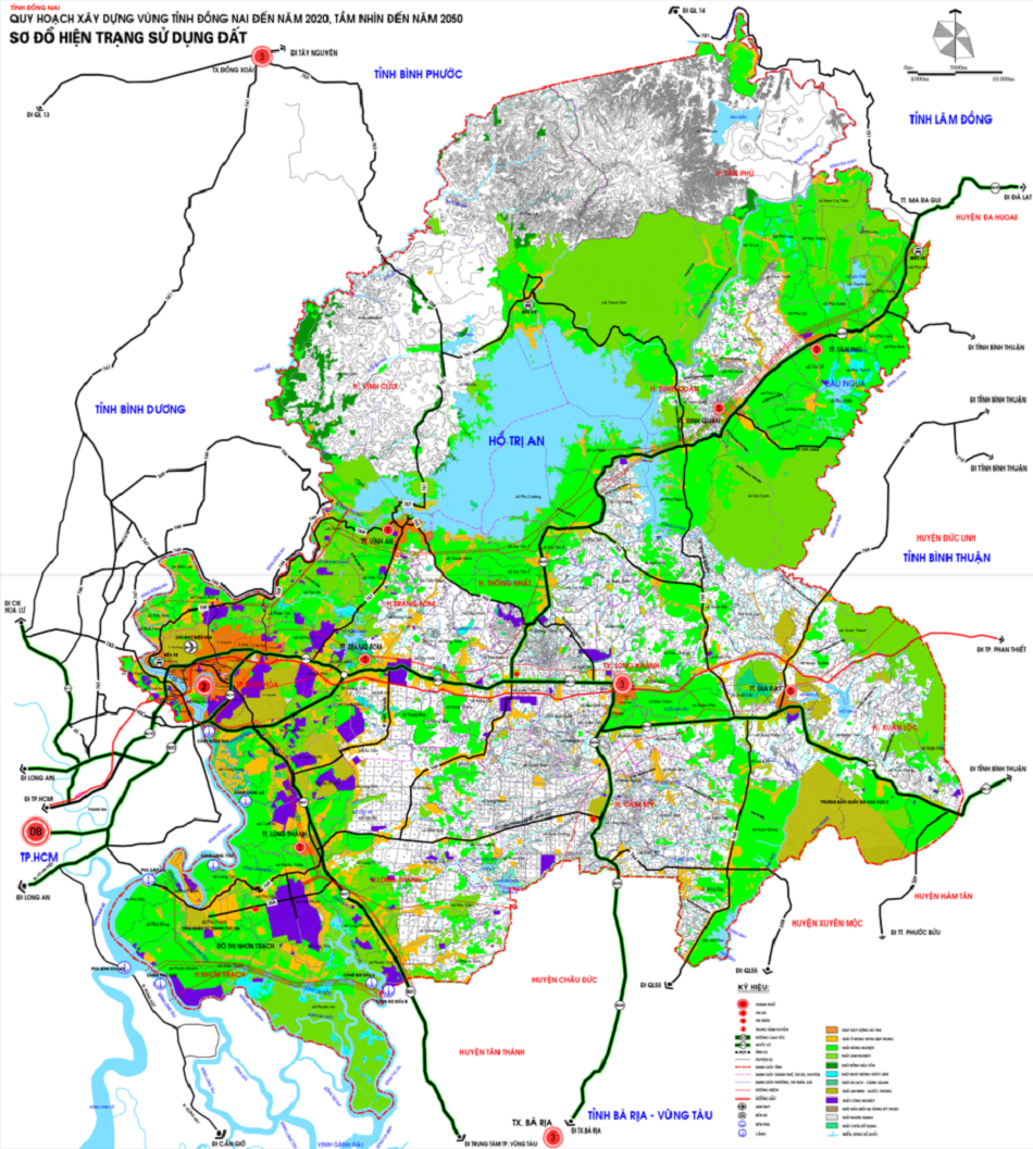 Quy hoạch sử dụng đất tỉnh Đồng Nai 