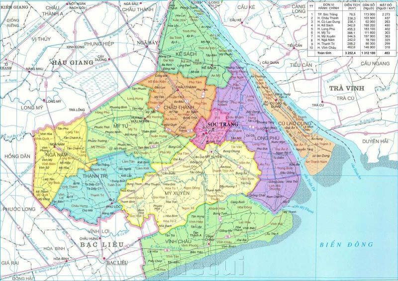 ban do soc trang