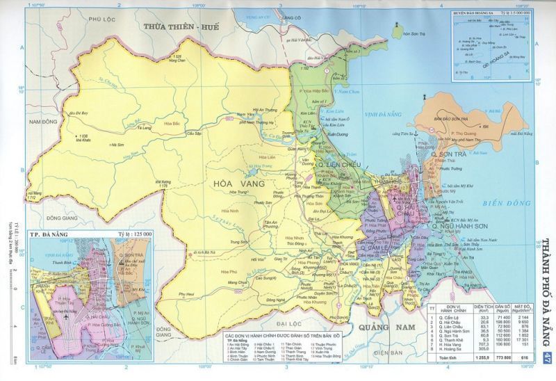 ban do hanh chinh da nang