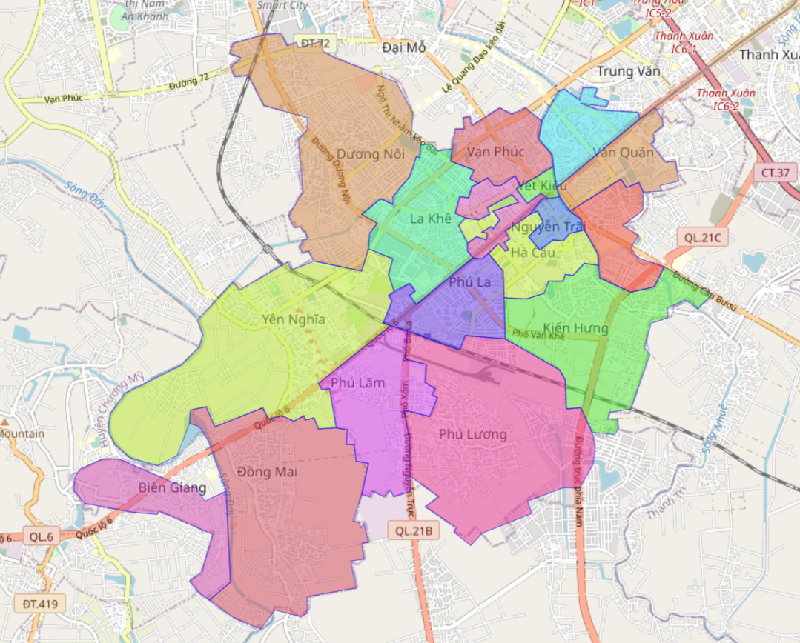 Danh Sách Các Quận Ở Hà Nội | Bản Đồ Hà Nội Mới 2023