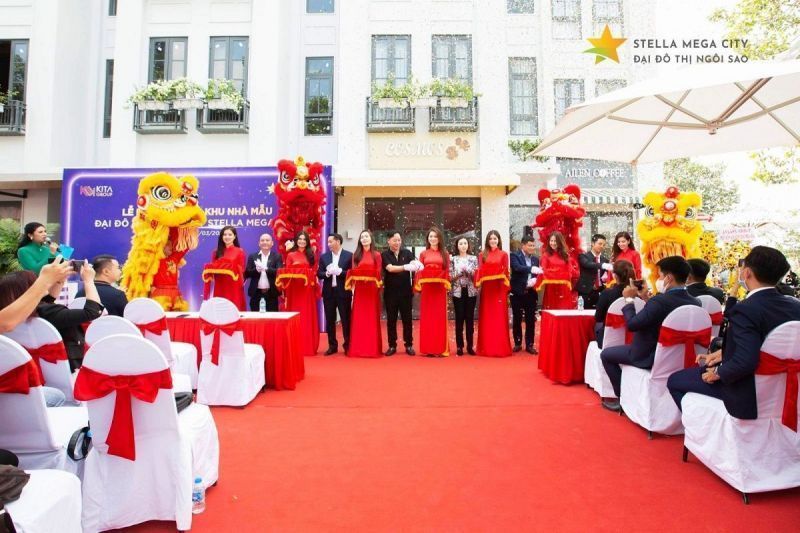 Địa chỉ nhà mẫu Stella Mega City và hình ảnh thực tế nhà mẫu dự án 