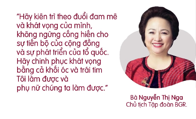 Những câu nói hay và ấn tượng của bà Nguyễn Thị Nga