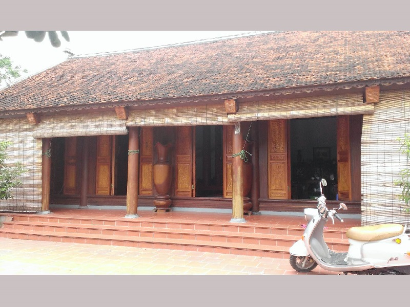 Mẫu nhà mái ngói phong cách truyền thống