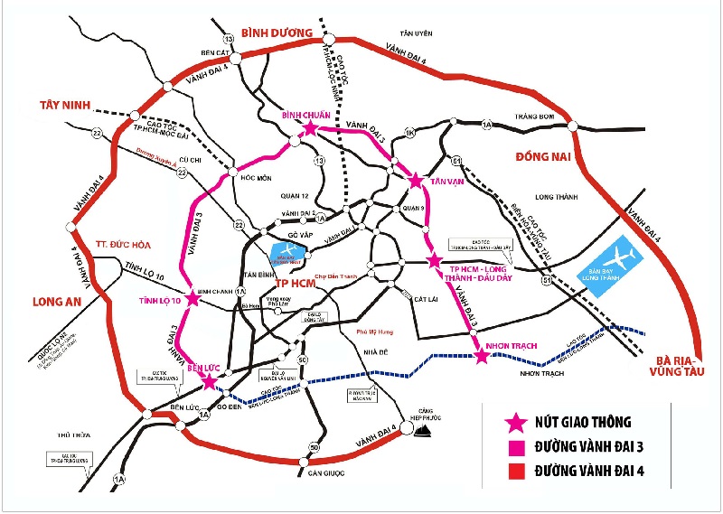 Quy mô đường Vành đai 3 TP.HCM