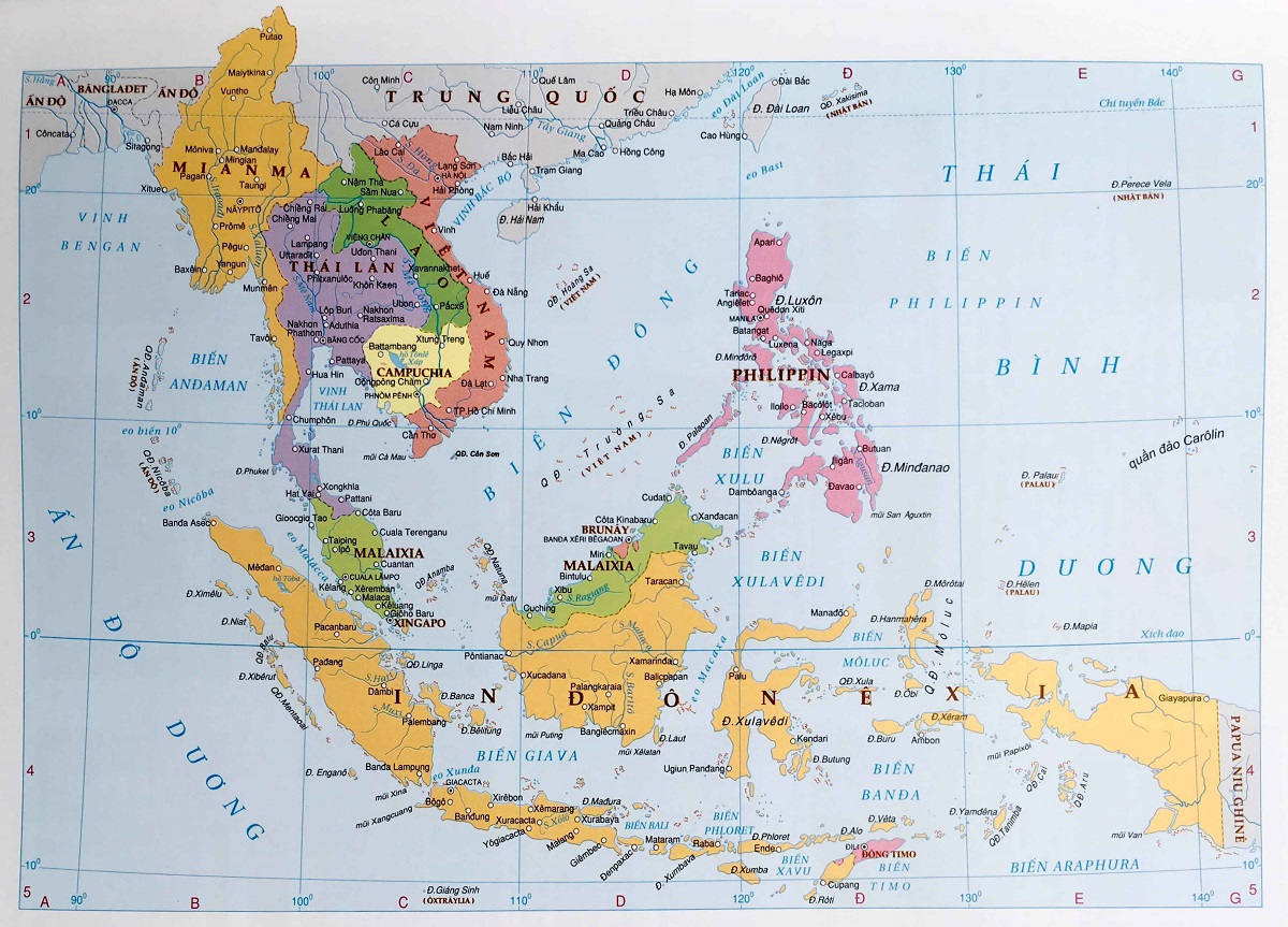 Bản đồ Đông Nam Á cập nhật năm 2024 sẽ đưa bạn đến những điểm mới nhất của khu vực này, giúp bạn có thể tìm hiểu thêm về địa lý, văn hóa và kinh tế của những quốc gia tại đây.
