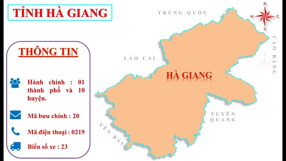 Bản đồ Hà Giang mới nhất năm 2023
