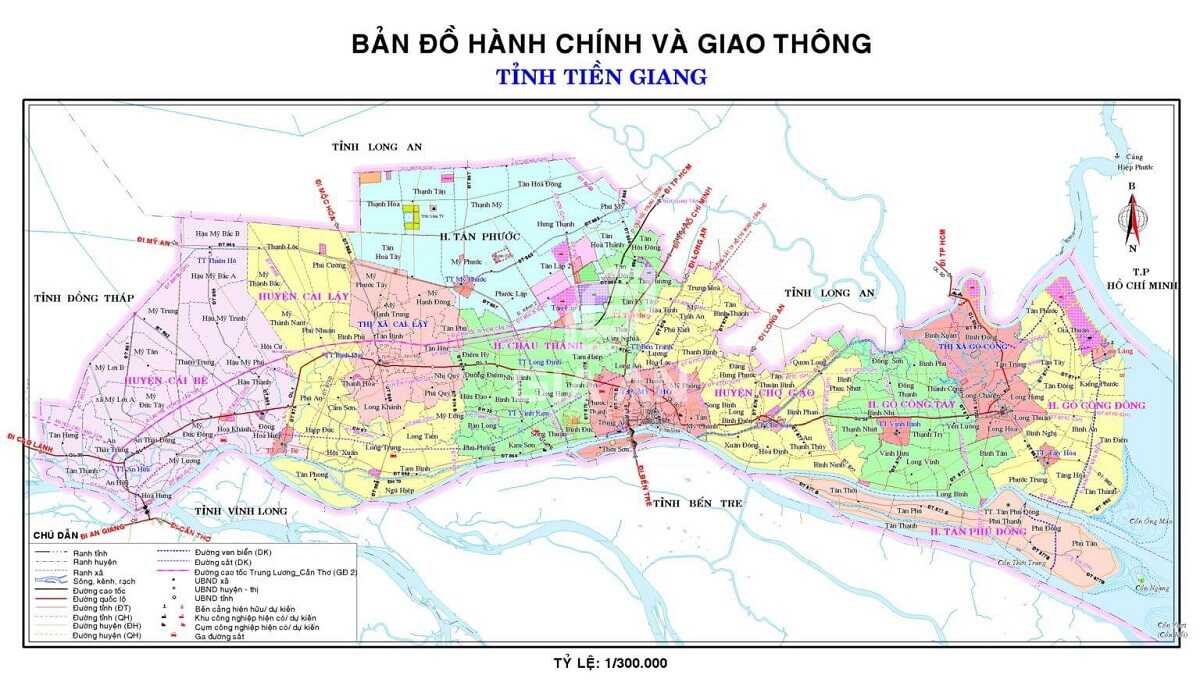 Quy hoạch giao thông tỉnh Tiền Giang