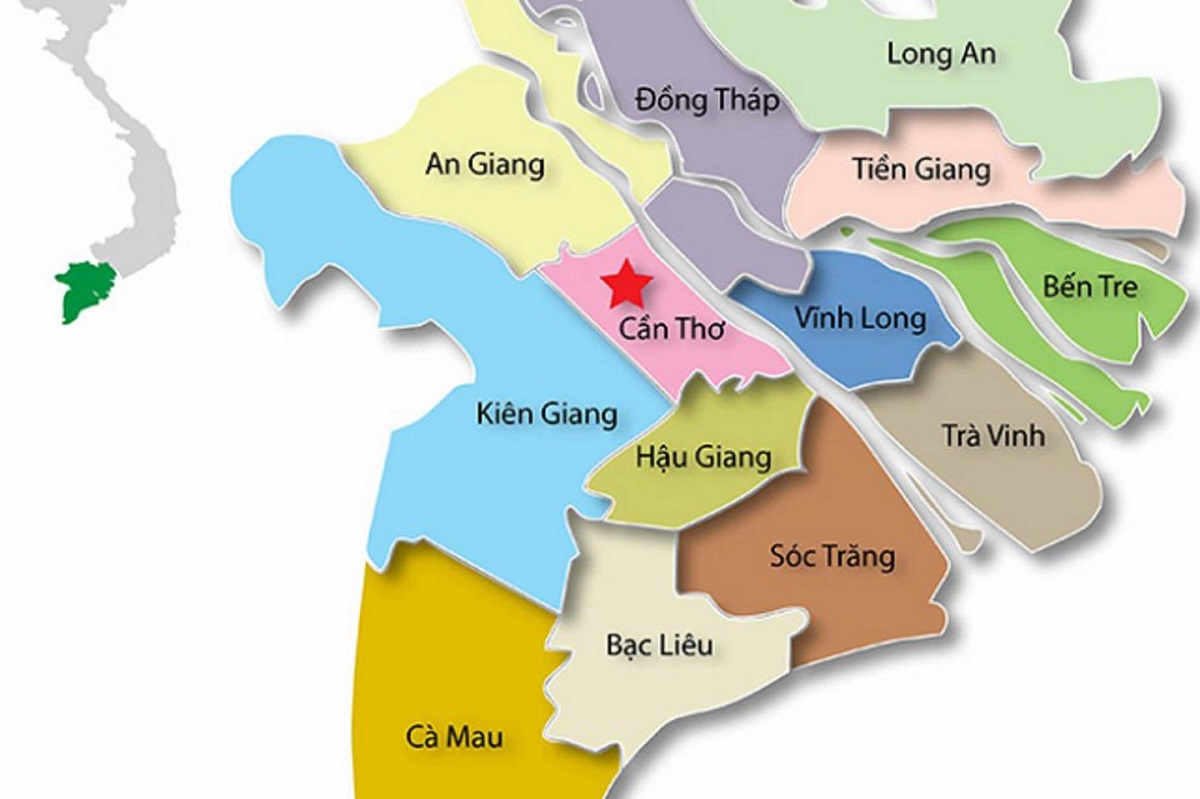 Các tỉnh Tây Nam Bộ có hệ thống sông ngòi, kênh rạch chằng chịt