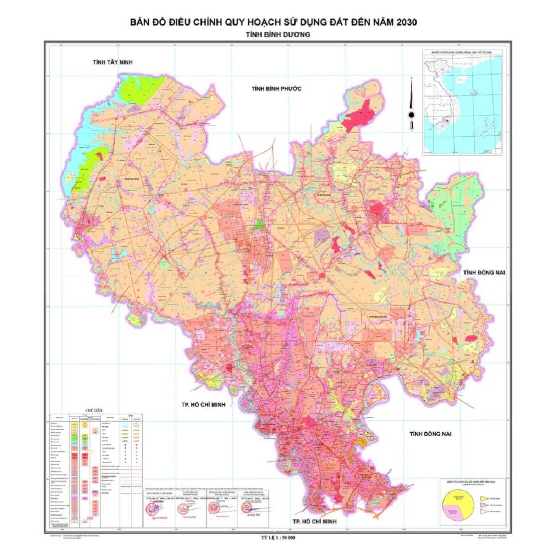 Bản đồ quy hoạch Bình Dương mới nhất