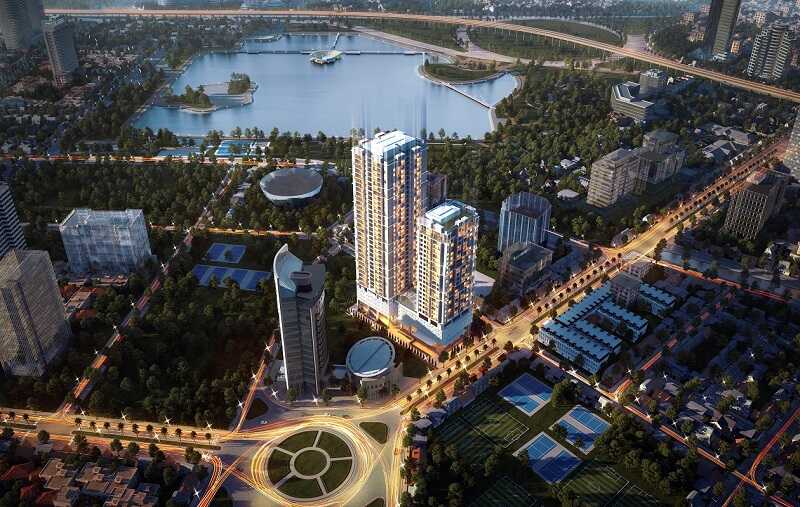 Phối cảnh dự án Sky Park Residence