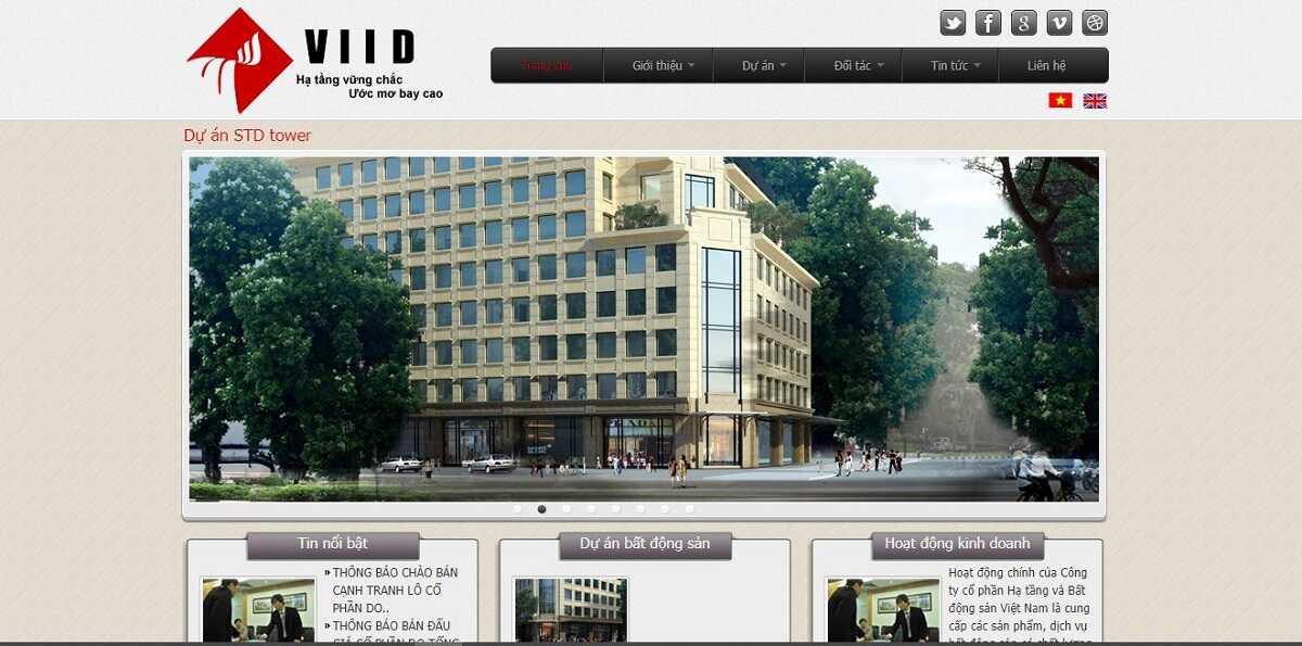Website chính thức của chủ đầu tư VIID