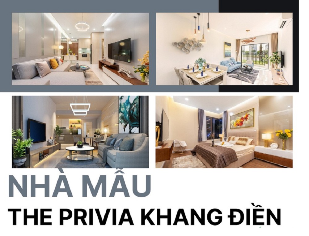 Nhà mẫu The Privia sử dụng tông màu sáng nhã nhặn, tinh tế