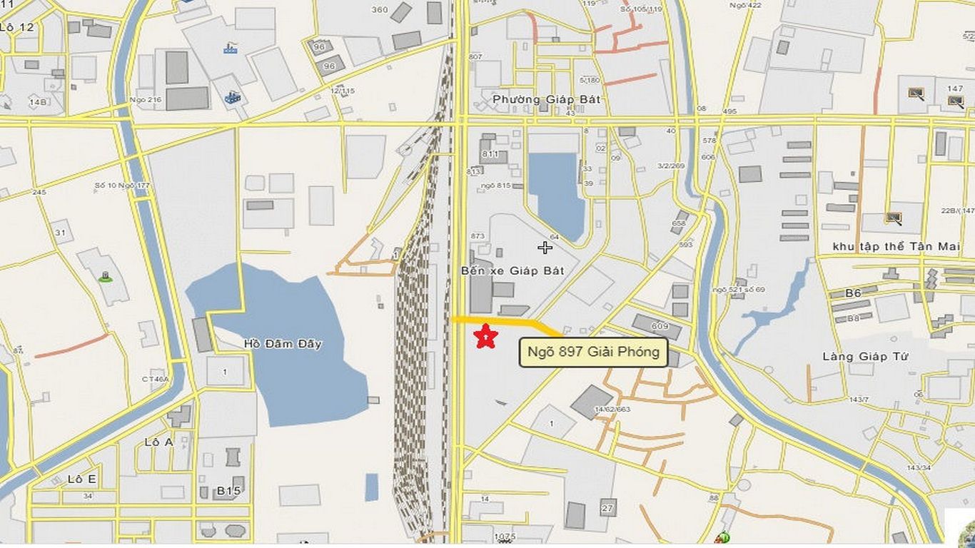 Dự án Geleximco Southern Star Giải Phóng Google Map