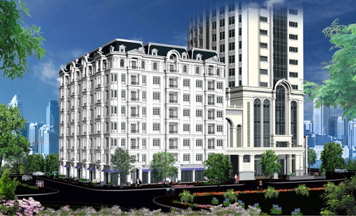 mặt bằng dự án Thăng Long Royal Plaza