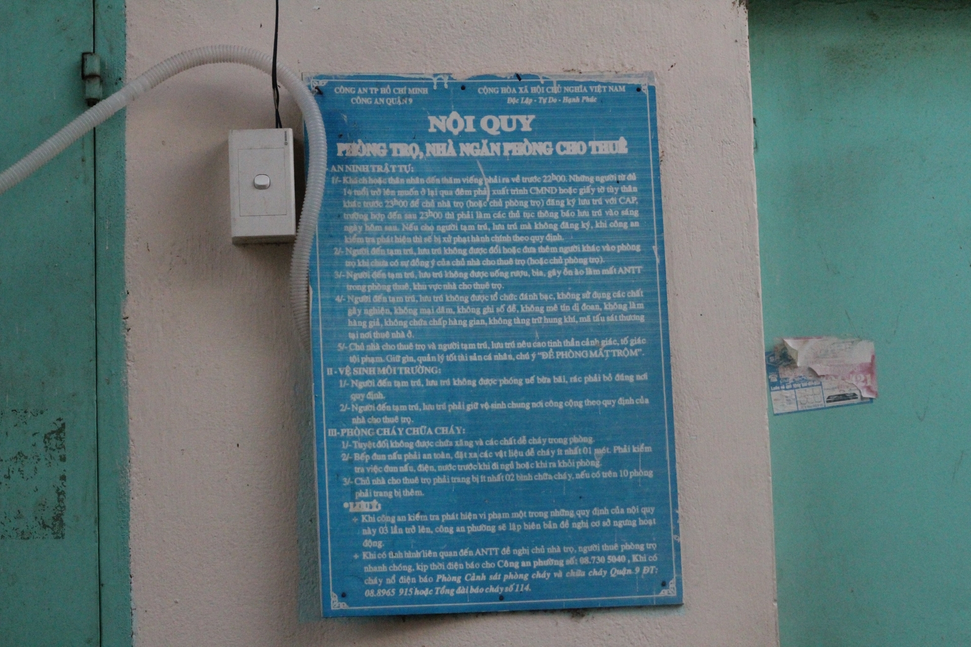 Nội quy nhà trọ
