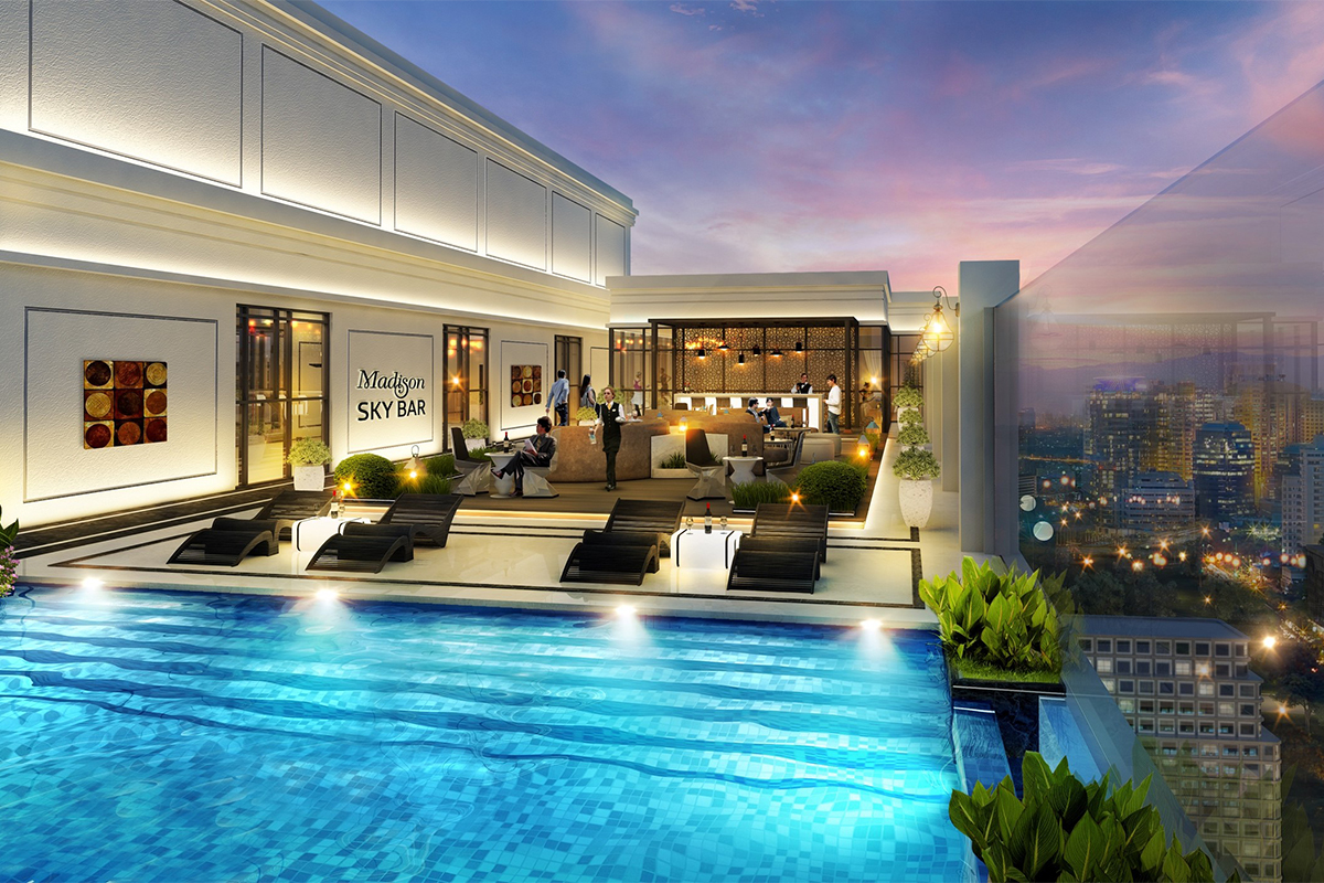 Bể bơi the Grand Manhattan