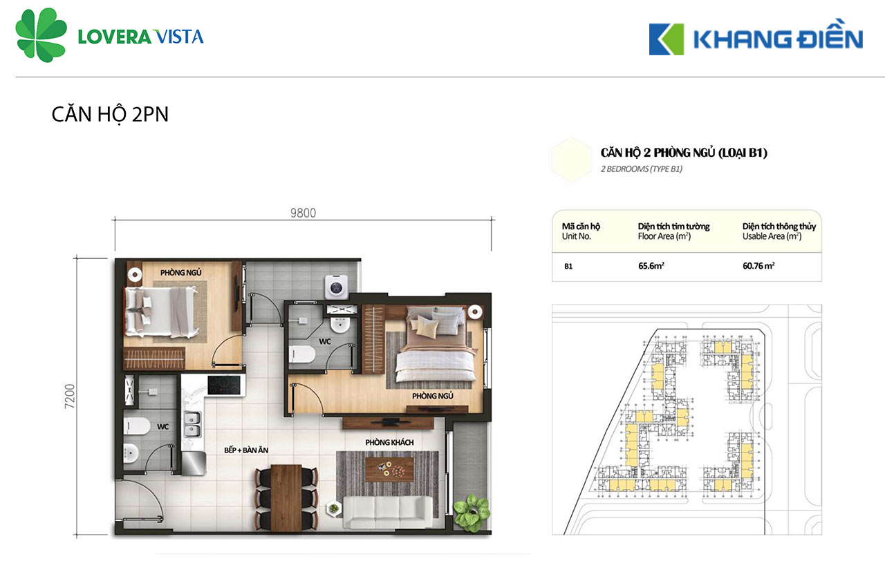 Dự án Lovera Vista - Căn hộ cao cấp CĐT Khang Điền tại Bình Chánh