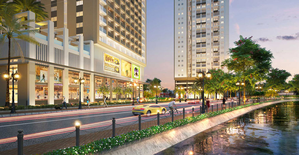 RICHMOND CITY BÌNH THẠNH 6 tien ich thuong mai can ho richmon city nguyen