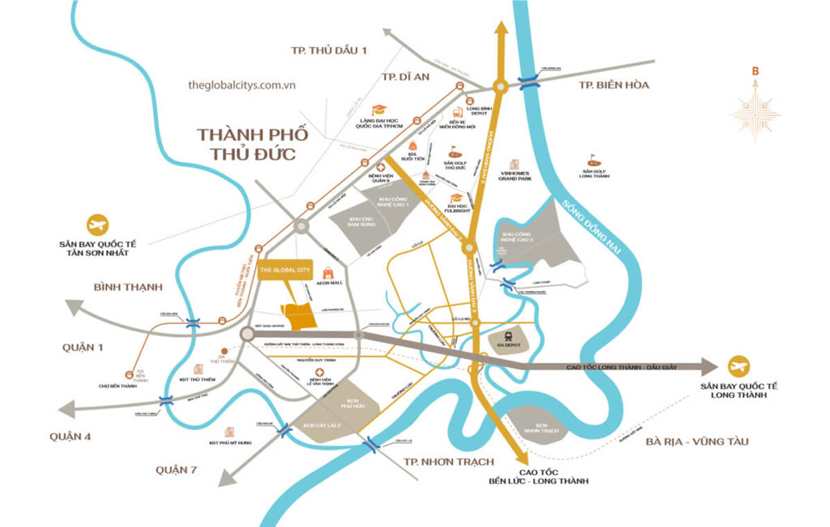 Vị trí xây dựng dự án The Global City