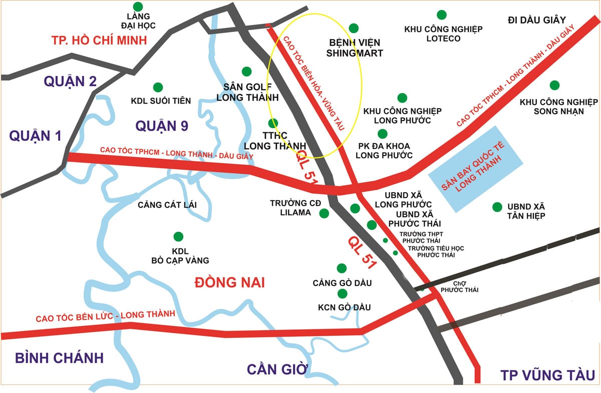 Cao tốc Biên Hoà Vũng Tàu giúp giảm ùn tắc giao thông cho QL51