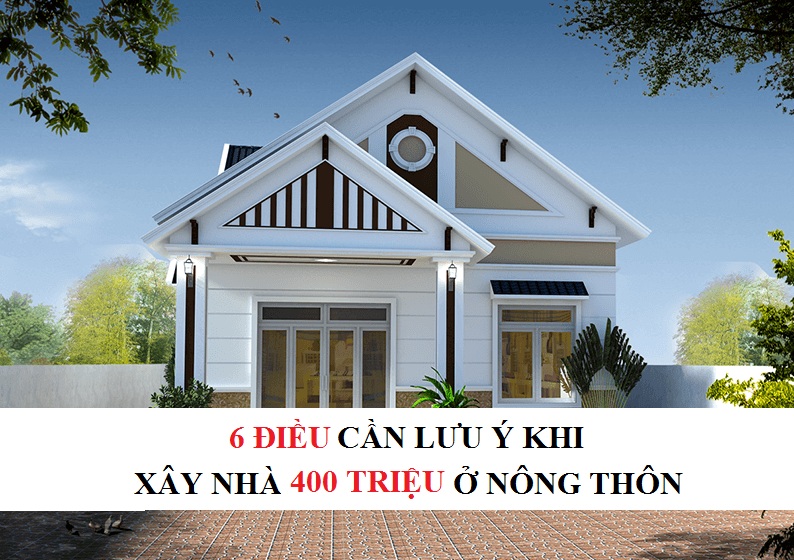 Mẫu Nhà Mái Thái 400 Triệu  Xây nhà 400 triệu Ở Nông Thôn 2023